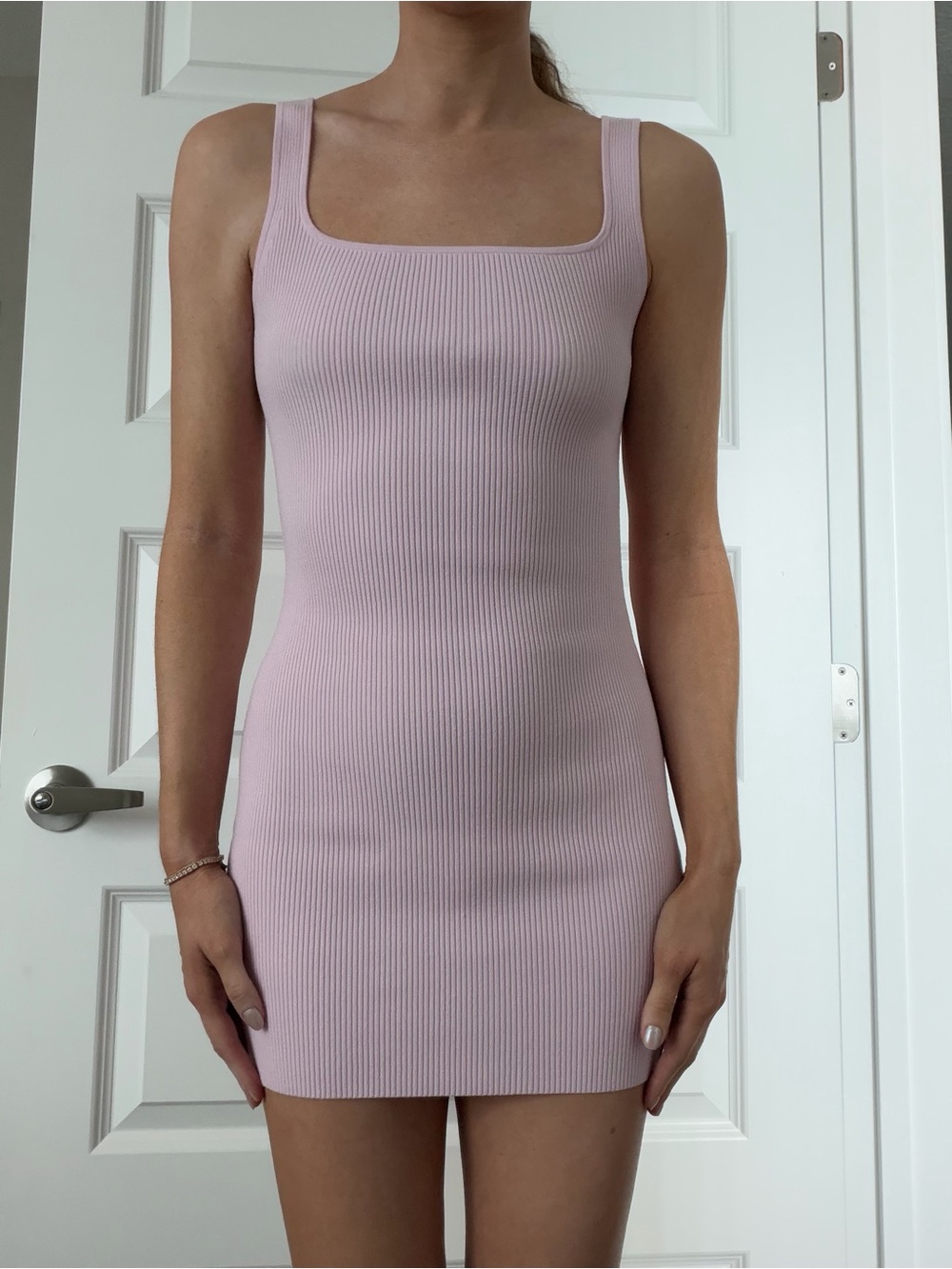 Wilfred Free Sleeveless Knit Mini Dress